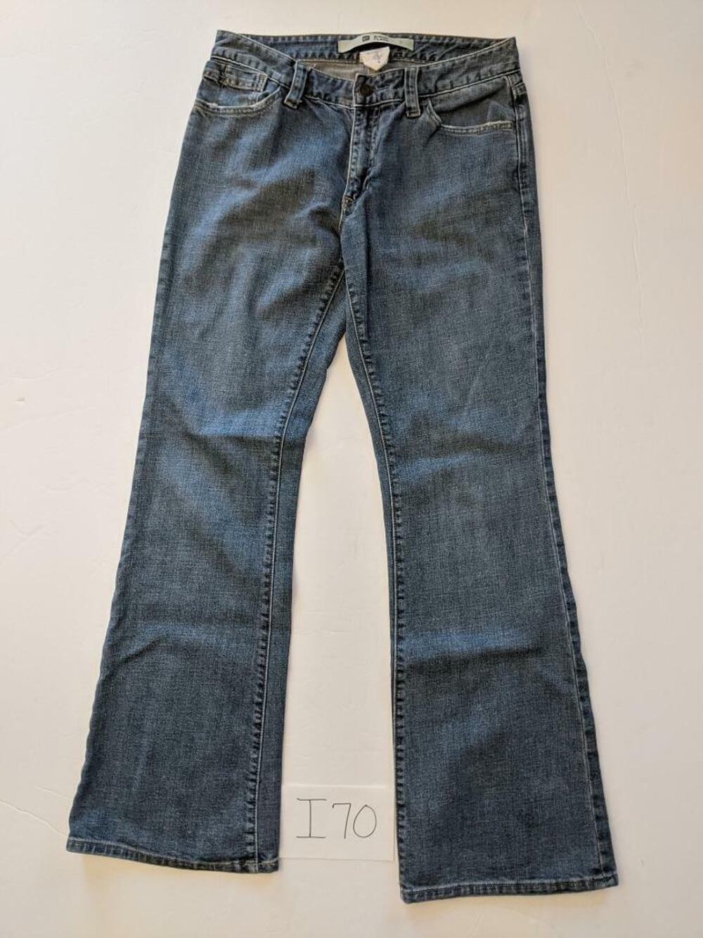 Gap Blue Jeans Size 8 Regular Flare Stretch -1121i70